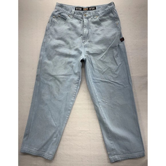 VTG DTEK Carpenter Jean Pants Y2k Men’s Size 38X32 Baggy Denim Streetwear Skate